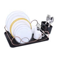 Three-point installation steps for the iron wire dish rack